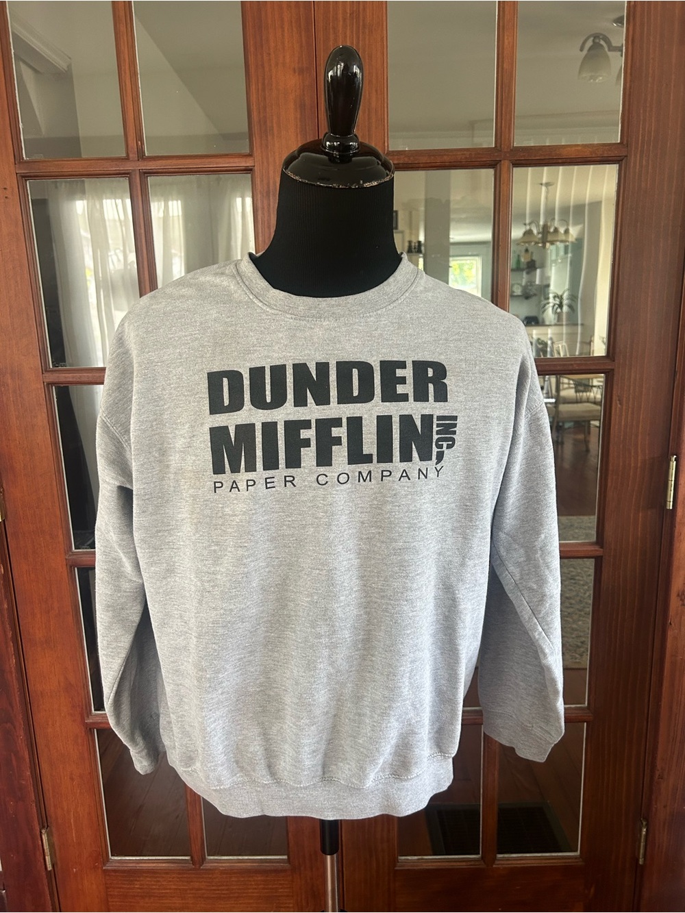 Dunder Mifflin Gray Crewneck Sweatshirt - Men XL